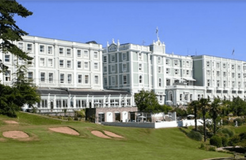 Palace Hotel in Torbay will host the 2017 SW Conservative Conference