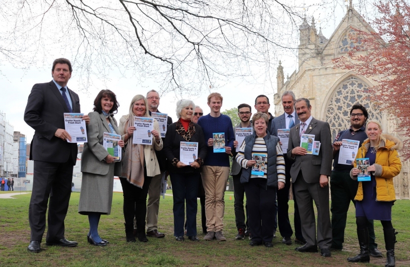 Exeter Conservatives Launch Exeter Local 2019 Manifesto: Photo credit: Harry James